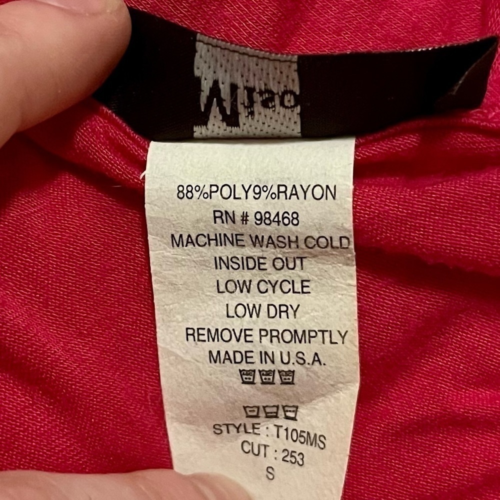 Miso Keyhole Top Pink Size Small - Picture 4 of 4
